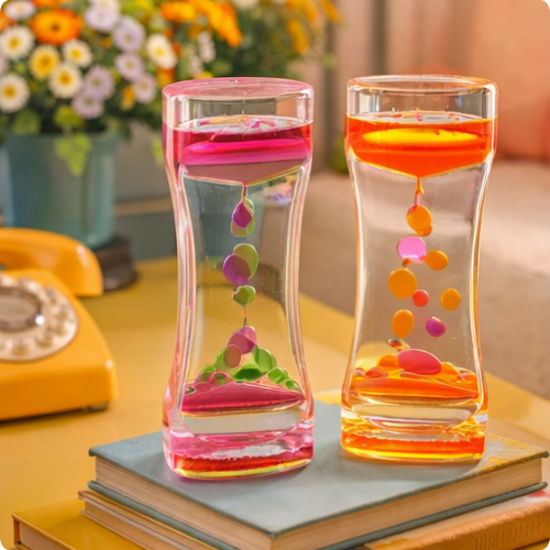 Sablier Sensoriel Liquide Décoratif