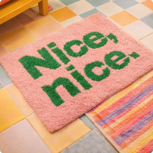 Tapis Cartoon Retro