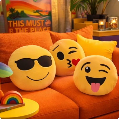 Coussin Pop Emoji