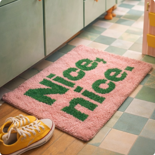 Tapis Cartoon Retro