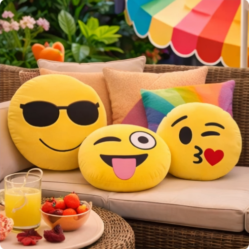 Coussin Pop Emoji