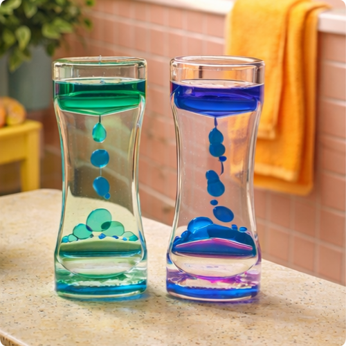 Sablier Sensoriel Liquide Décoratif
