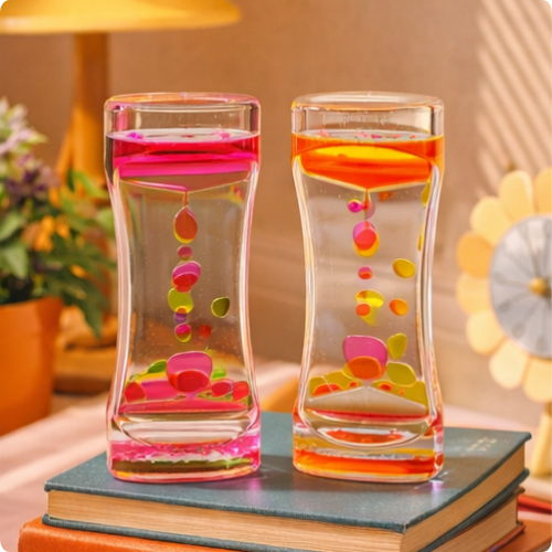 Sablier Sensoriel Liquide Décoratif