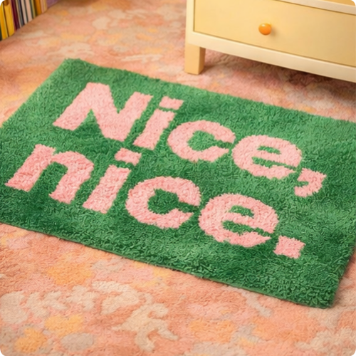 Tapis Cartoon Retro