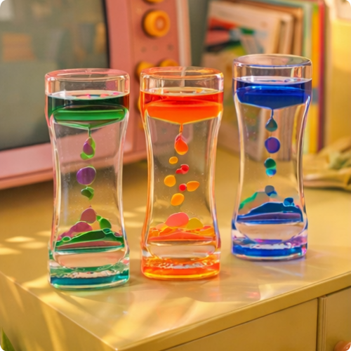 Sablier Sensoriel Liquide Décoratif
