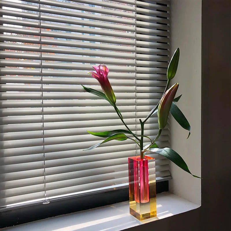Vase Pilier Arc-en-ciel