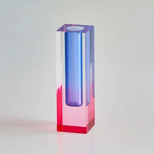 Vase Pilier Arc-en-ciel