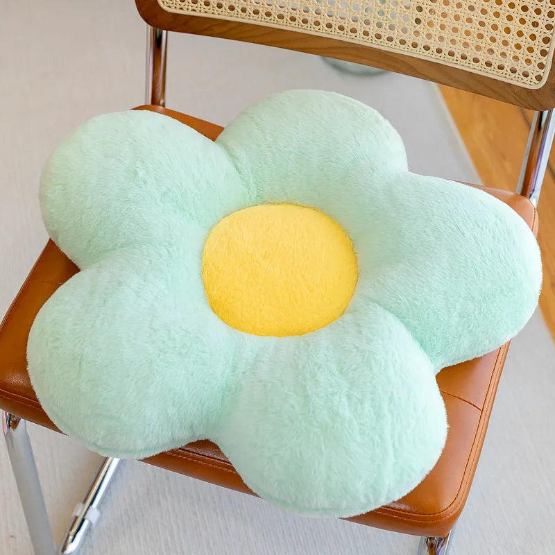 Coussin Fleur Coloré Moelleux
