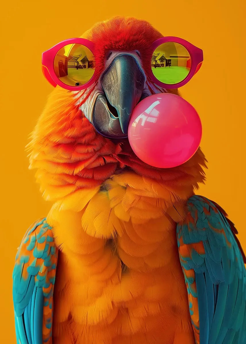 Affiches Animaux Pop Bubblegum