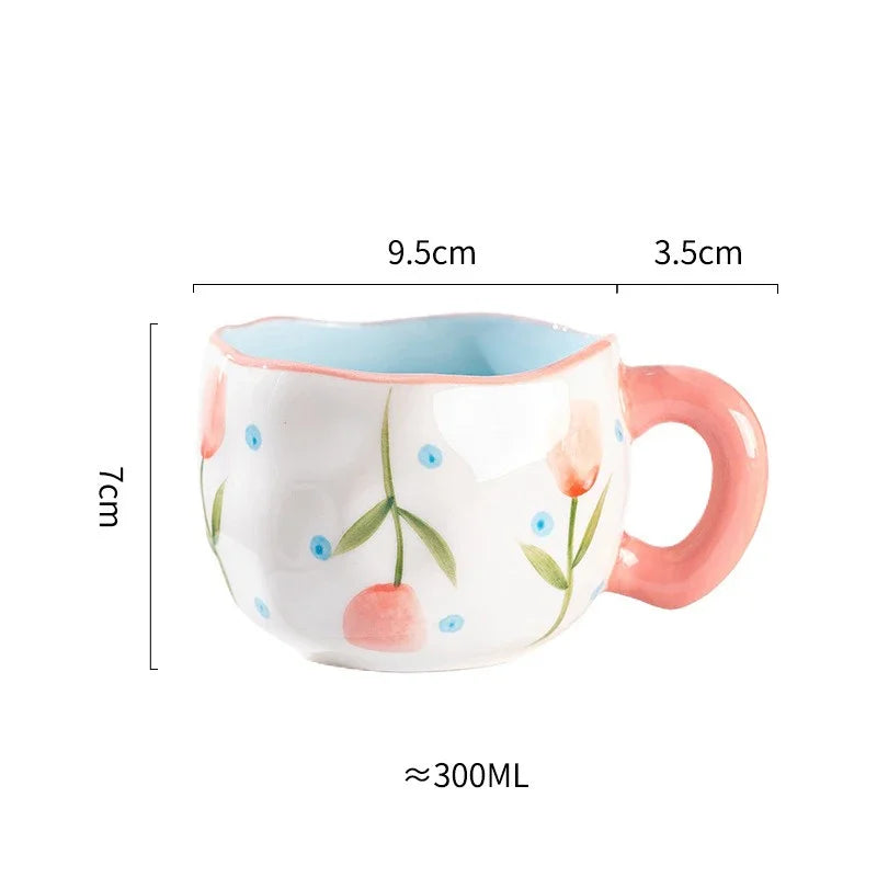 Tasse Coréenne Peinte à la Main (30cl)