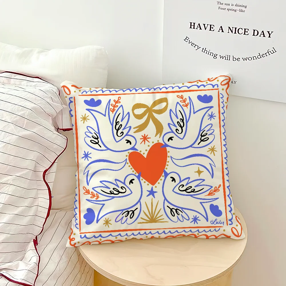 Housse de Coussin Dopamine Bloom