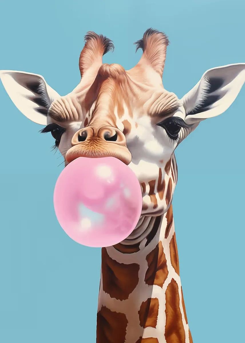 Affiches Animaux Pop Bubblegum
