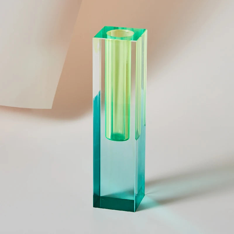 Vase Pilier Arc-en-ciel