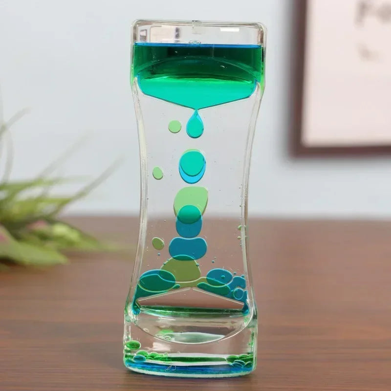 Sablier Sensoriel Liquide Décoratif