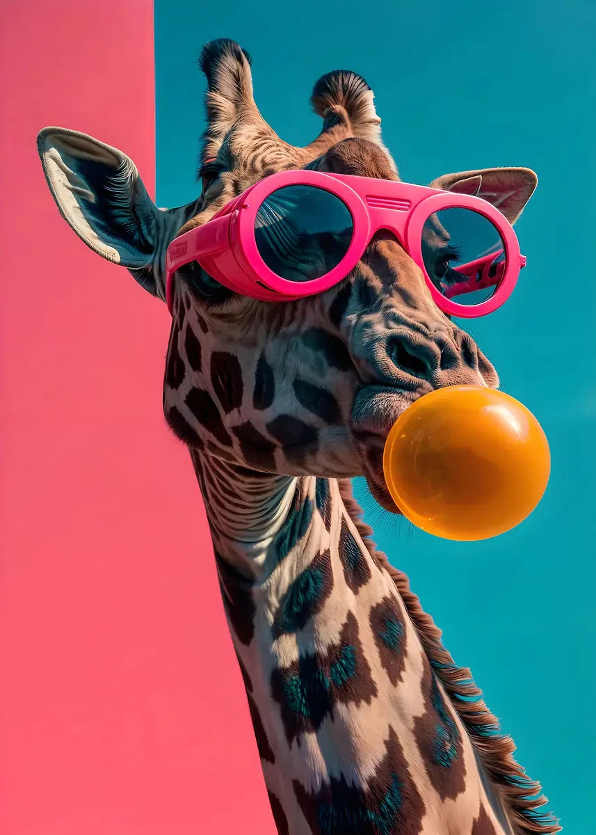 Affiches Animaux Pop Bubblegum