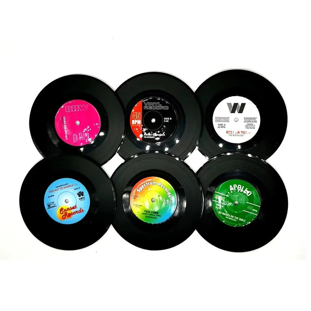 Dessous de Verre Vinyle Rétro