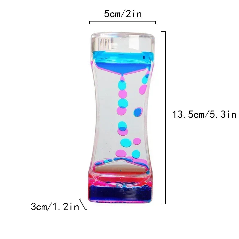Sablier Sensoriel Liquide Décoratif