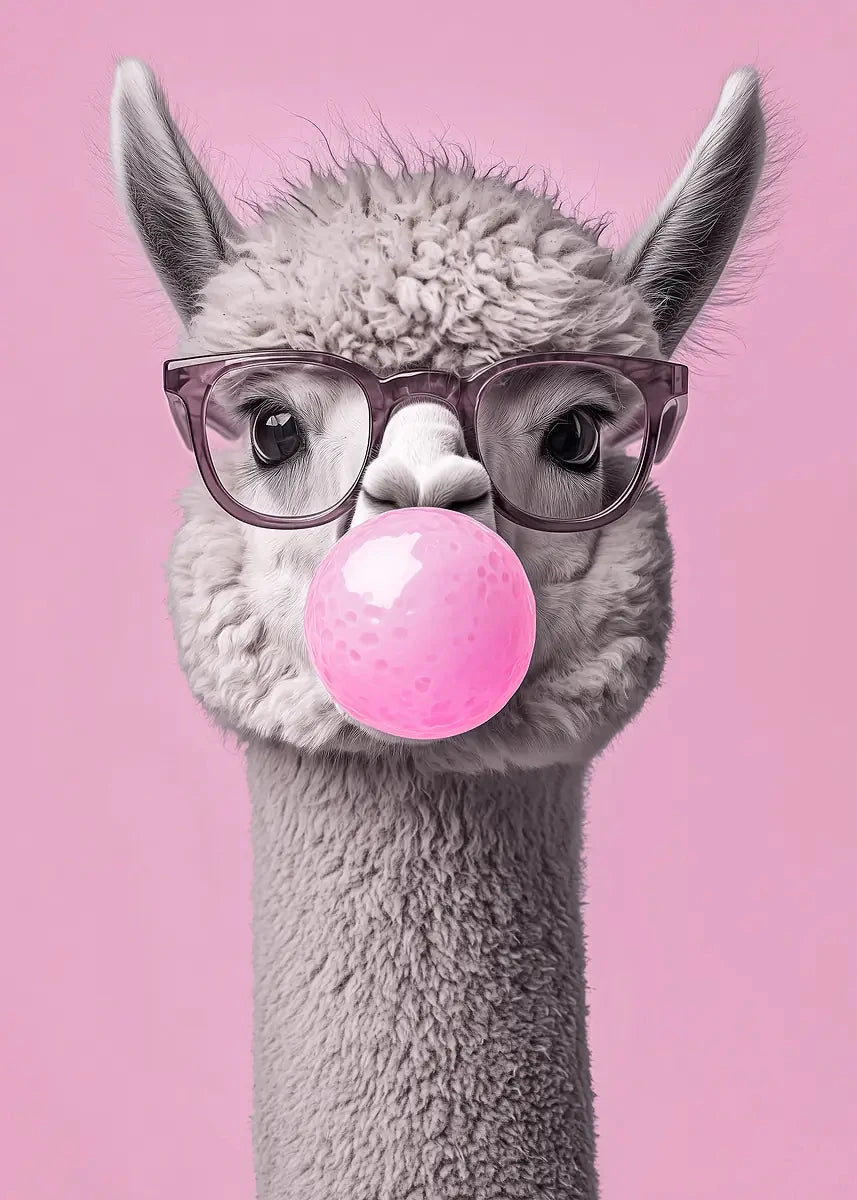Affiches Animaux Pop Bubblegum