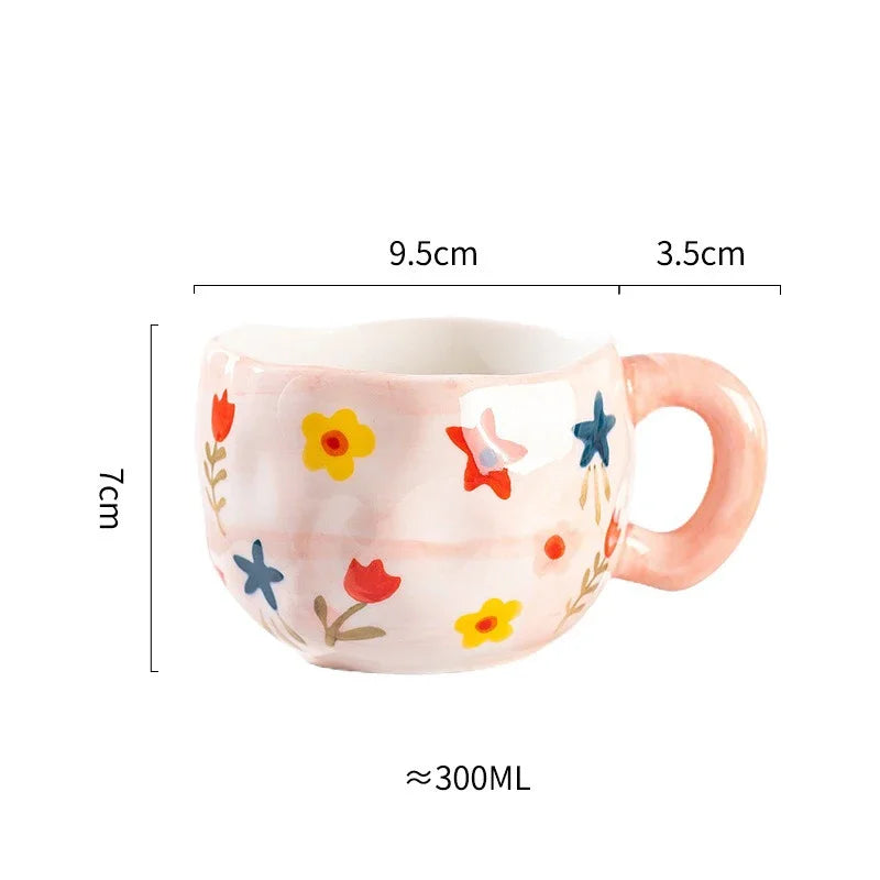 Tasse Coréenne Peinte à la Main (30cl)