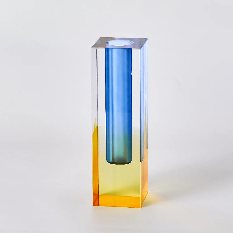 Vase Pilier Arc-en-ciel